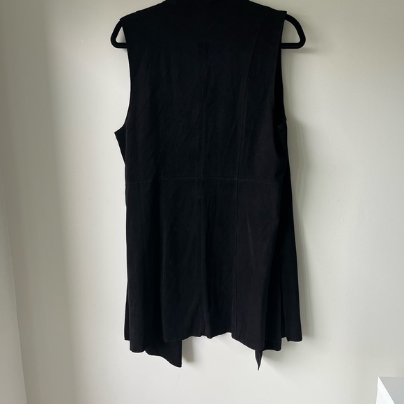 Suede black vest - Picture 4 of 4